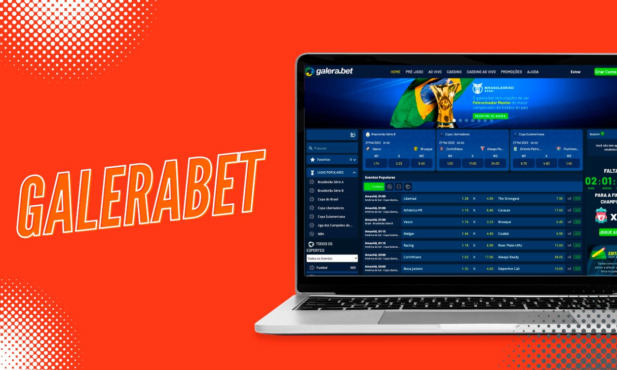 Galerabet é um dos mais famosos e famosos sites de apostas brasileiros